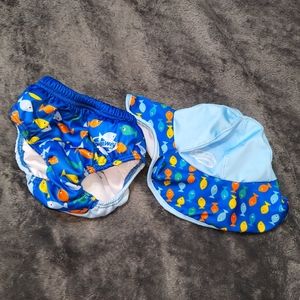 Baby sun hat & swim diaper